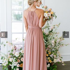 Eliza Chiffon Faux Wrap Dress Revelry Dress